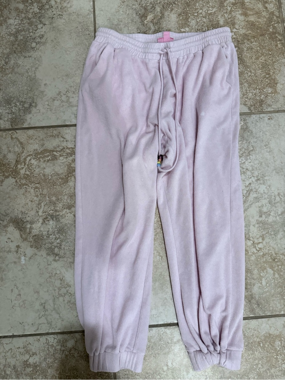 Stoney Clover Lane target collab pink sweatpants used Size M